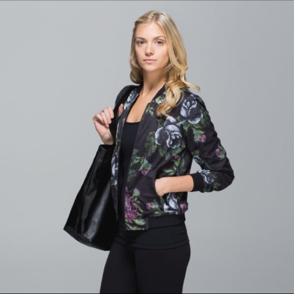 lululemon reversible bomber jacket